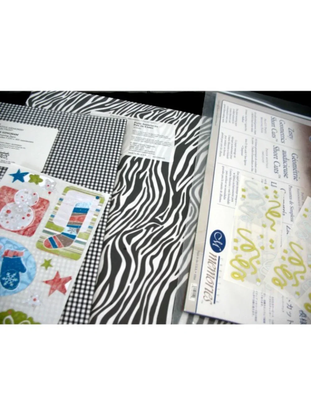 Creative Memories  Stickers (Birthday, Christmas)  GrLengths, Studio, Paper